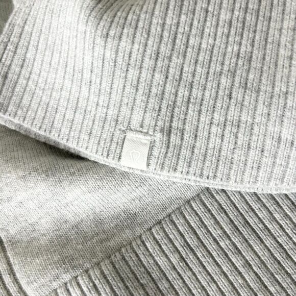 Lululemon Keep It Cozy Dress in Heathered Core Ultra Light Gray Size 8 - Picture 5 of 5
